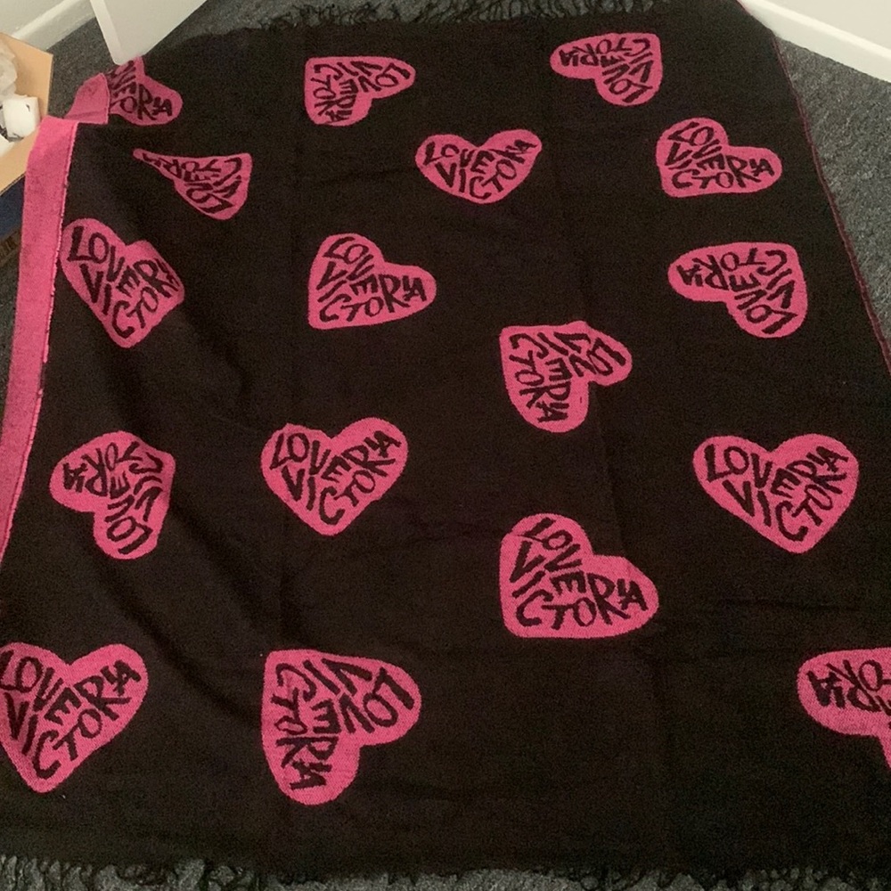 Victoria Secret Heart Logo Scarf